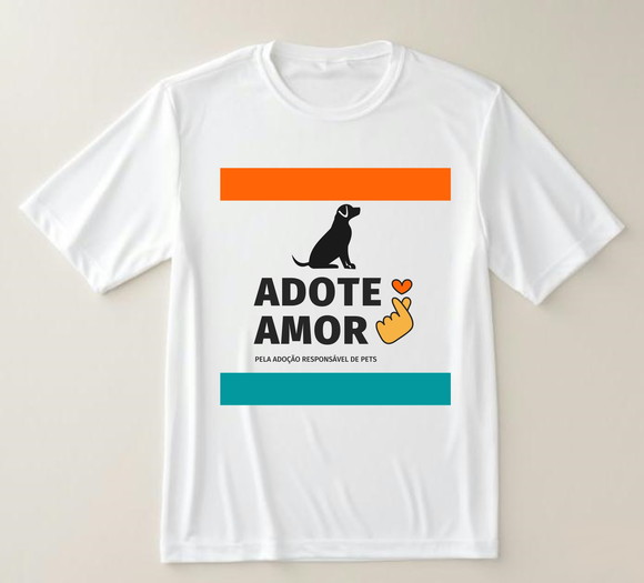 Camiseta Adote Amor