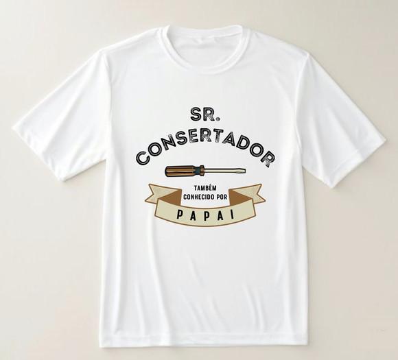 Camiseta Divertida Pai Consertador