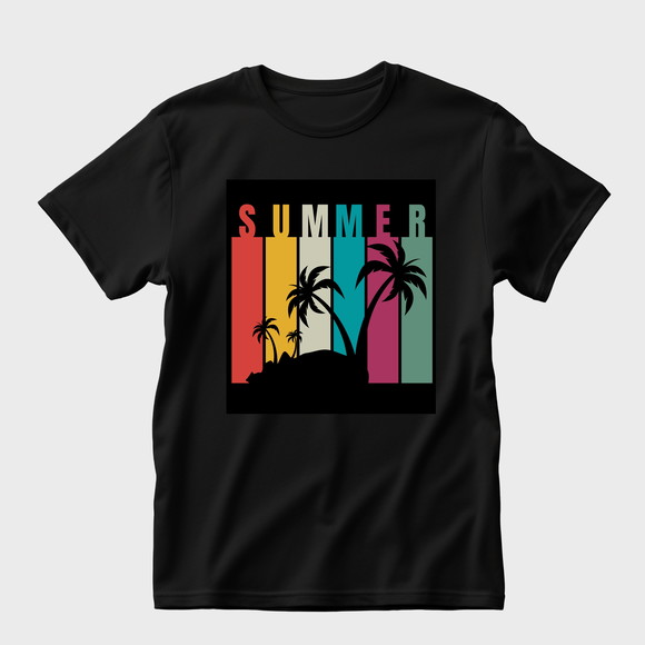 Camiseta Preta Summer