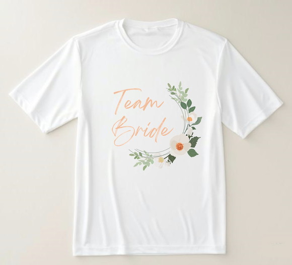 Camiseta Team Bride Floral