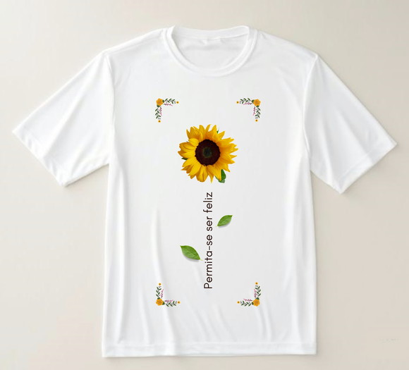 Camiseta Permita-se Ser Feliz