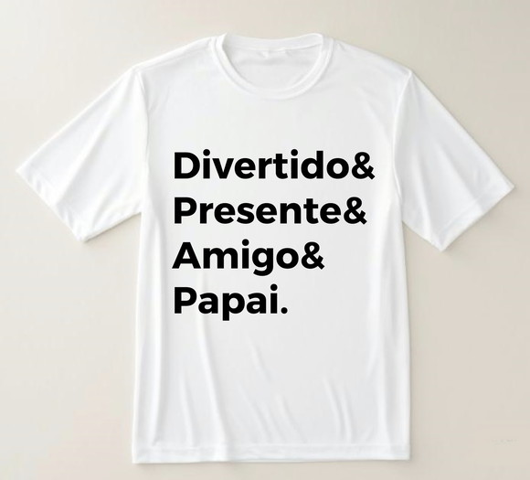 Camiseta Divertido Amigo Papai