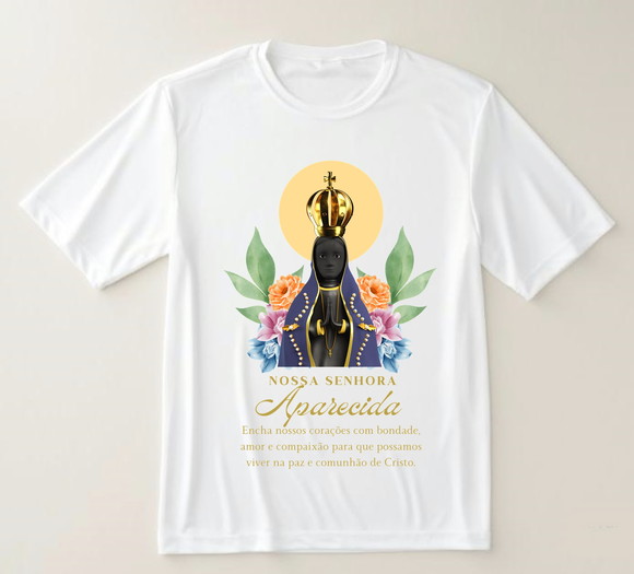 Camiseta Religiosa Nossa Senhora Aparecida