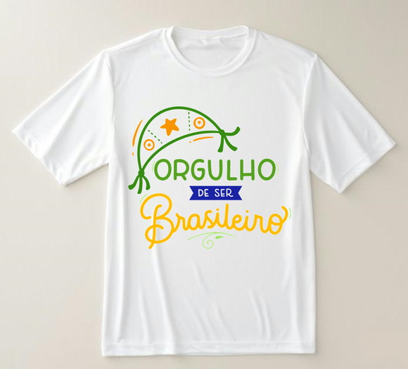 Camiseta Orgulho de Ser Brasileiro