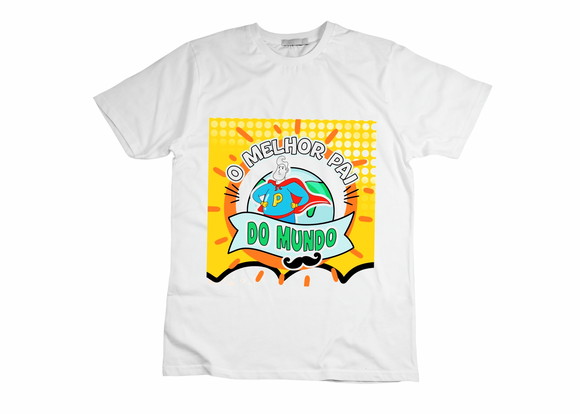 Camiseta o Melhor Pai do Mundo