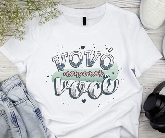 Camiseta Vovó Amamos Você