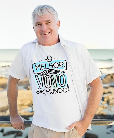 Camiseta Melhor Vovô do Mundo