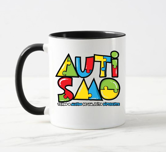 Caneca Porcelana Autismo