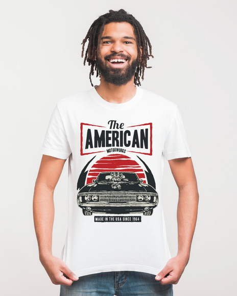 Camiseta Masculina American Car
