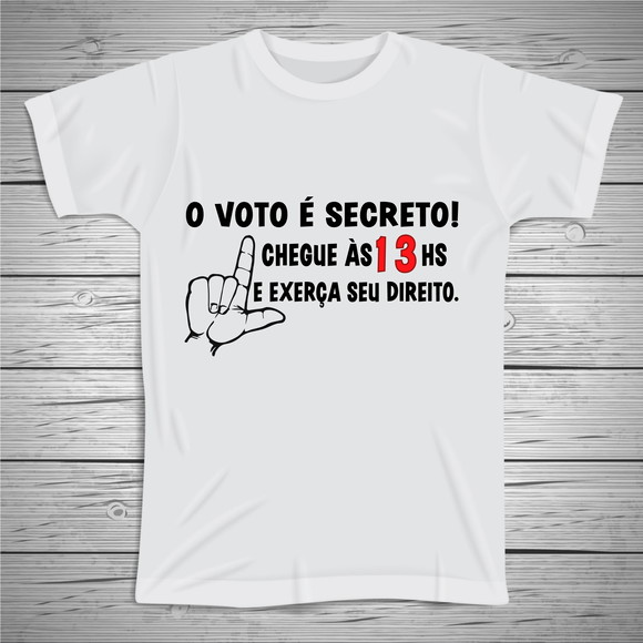 Camiseta Voto secreto 13