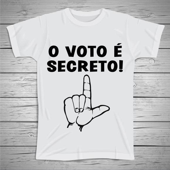 Camiseta Política Voto Secreto