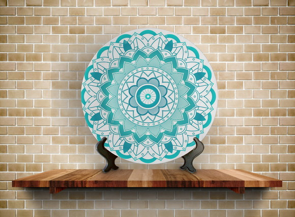 Prato Decorativo Mandala