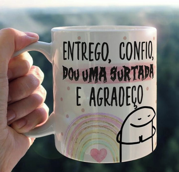 Caneca Porcelana Florck