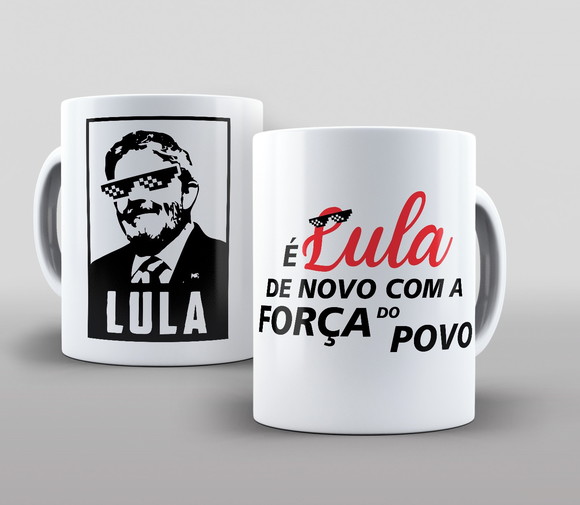 Caneca Porcelana Lula Livre