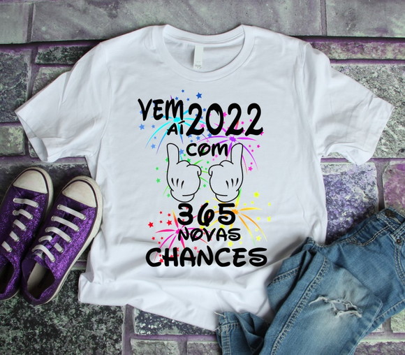 Camiseta Ano Novo 2022