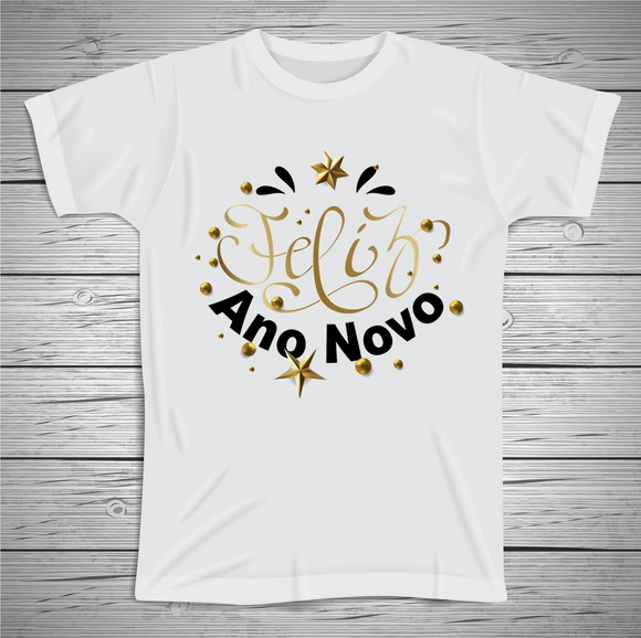 Camiseta Feliz Ano Novo