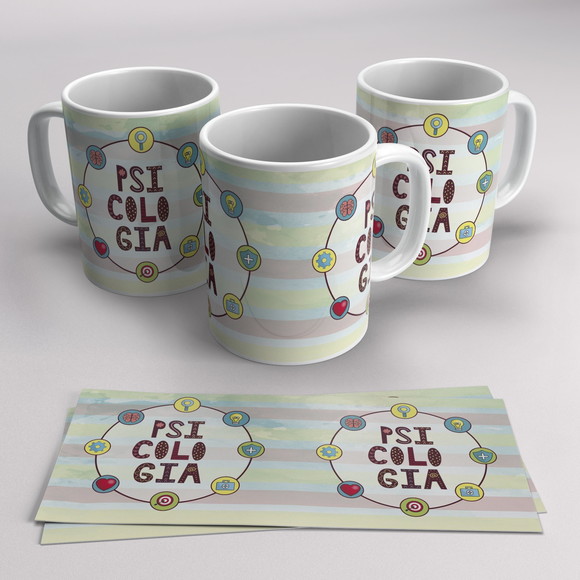 Caneca Profissão Psicologia