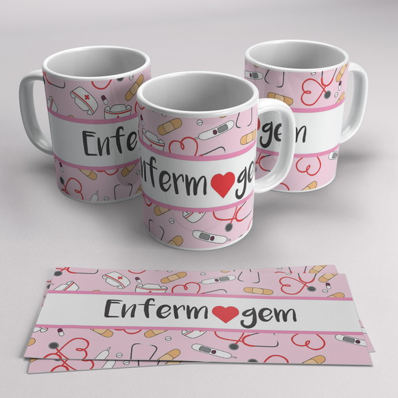 Caneca Profissão Enfermagem