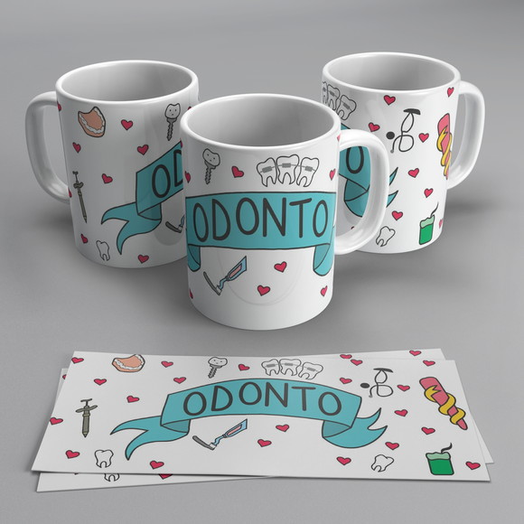 Caneca Profissão Odontologia