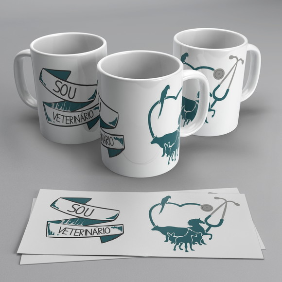 Caneca Profissão Sou Veterinário