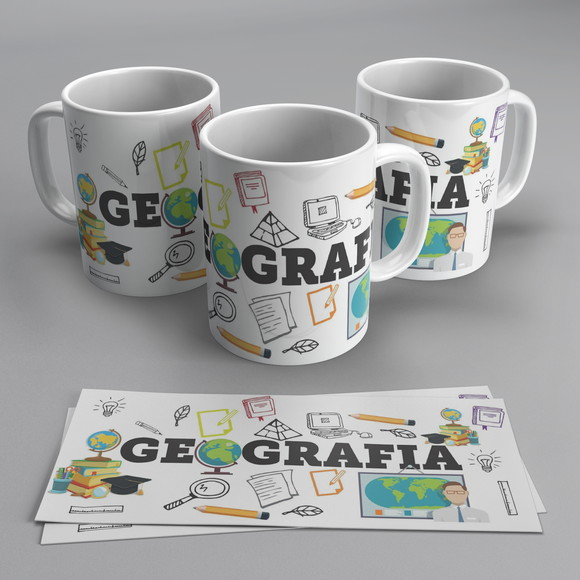 Caneca Profissão Geografia