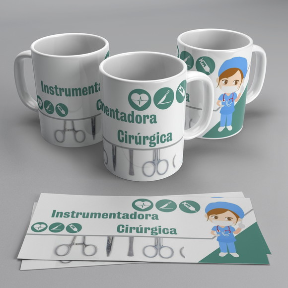 Caneca Profissão Instrumentadora Cirúrgica