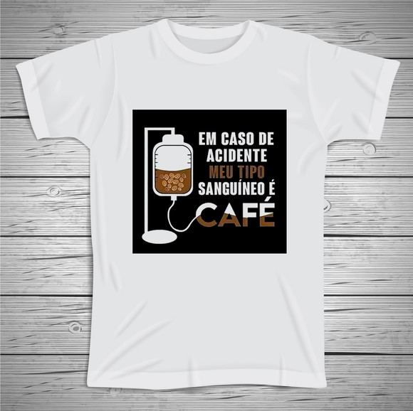 Camiseta Divertida Café