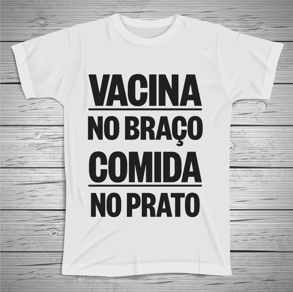 Camiseta Vacina no Braço