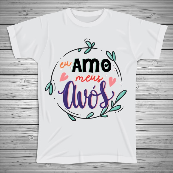 Camiseta Amo Meus Avós