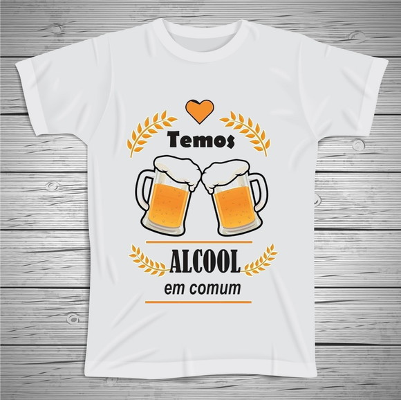 Camiseta Temos Álcool em Comum