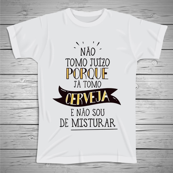Camiseta Não Tomo Água