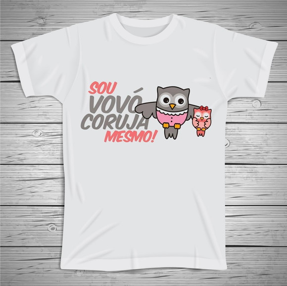 Camiseta Sou Vovó Coruja