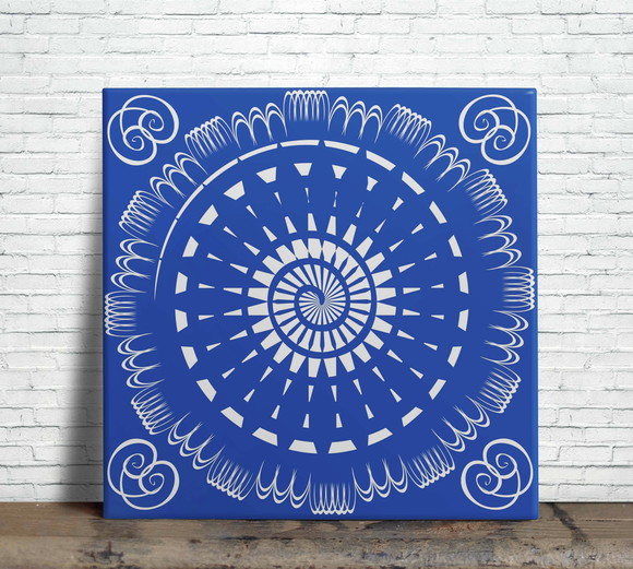 Azulejo Decorativo Mandala