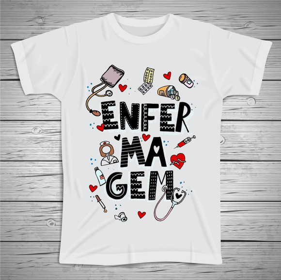 Camiseta Profissão Enfermagem