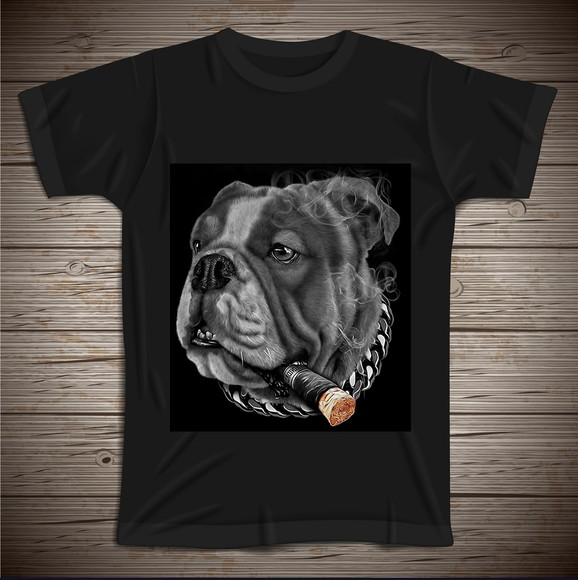 Camiseta Masculina Bulldog
