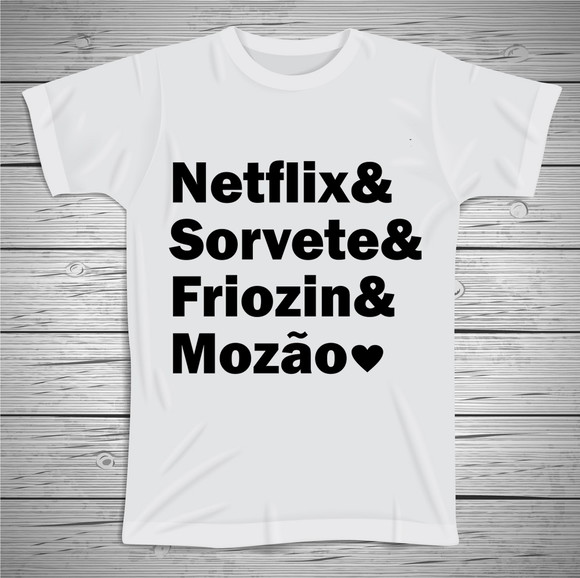 Camiseta Netflix Mozão