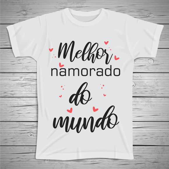 Camiseta Melhor Namorado do Mundo