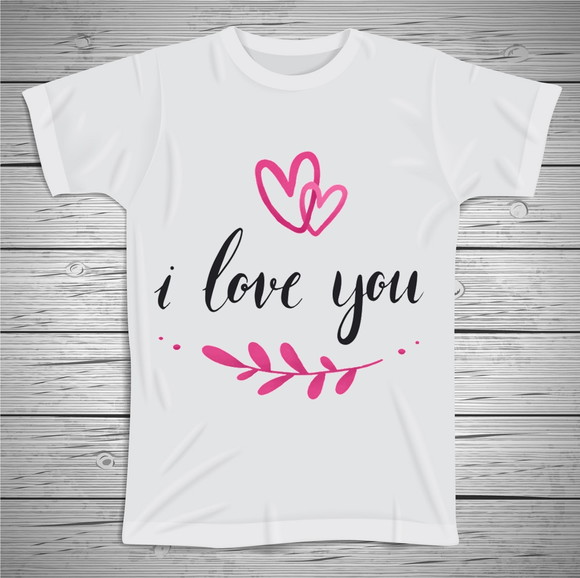 Camiseta Dia dos Namorados I Love You
