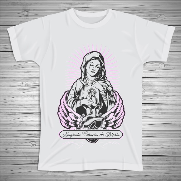 Camiseta Sagrado Coração de Maria