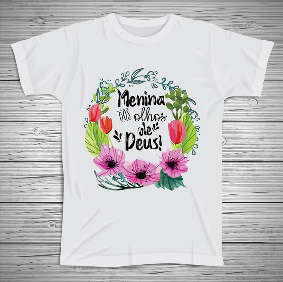 Camiseta Menina dos Olhos de Deus