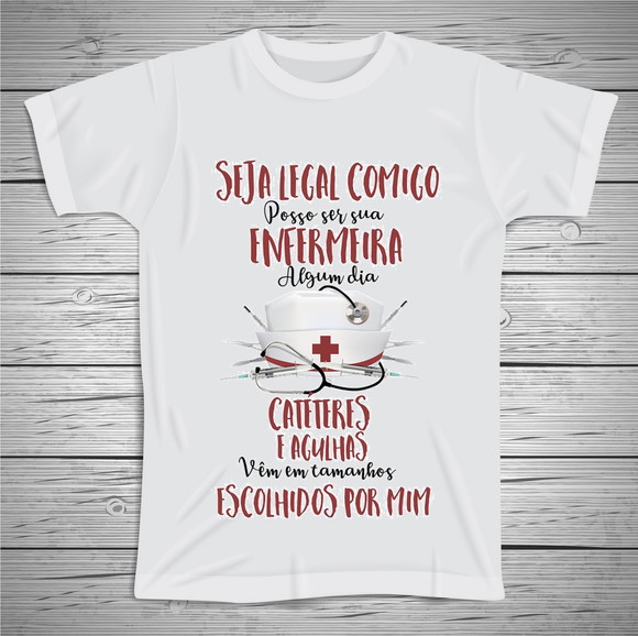 Camiseta Profissão Enfermagem