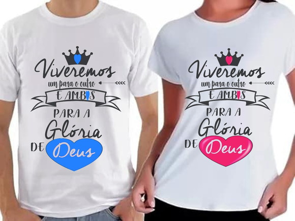 Kit Namorados Camiseta Viveremos