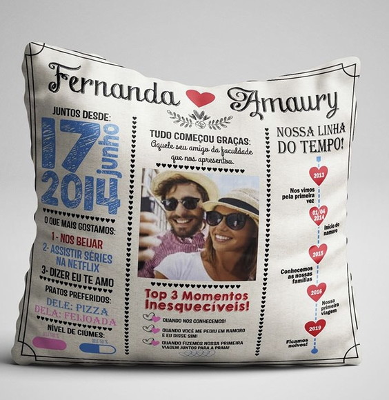 Almofada Dia dos Namorados