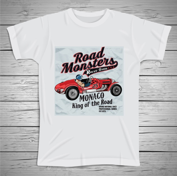 Camiseta Road Monsters