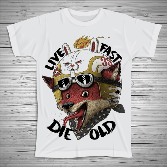 Camiseta Infantil Live Fast