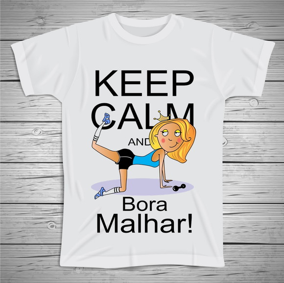 Camiseta Keep Bora Malhar