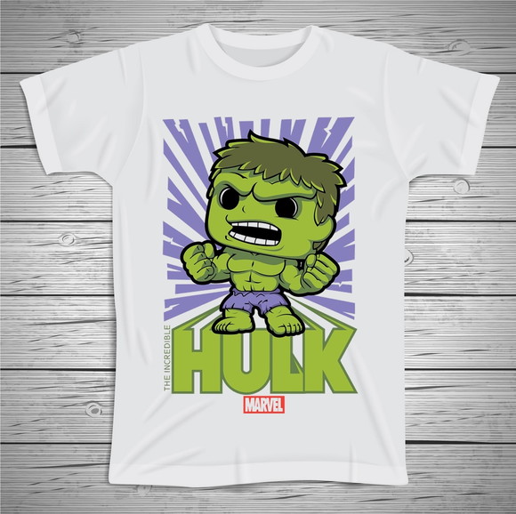 Camiseta Infantil Hulk