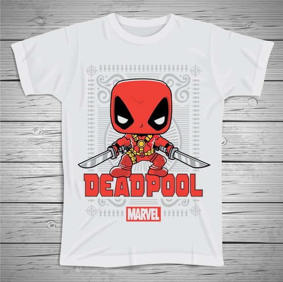 Camiseta Mascote Deadpool