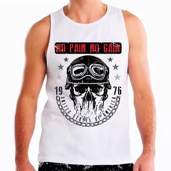 Camiseta Regata No Pain No Gain