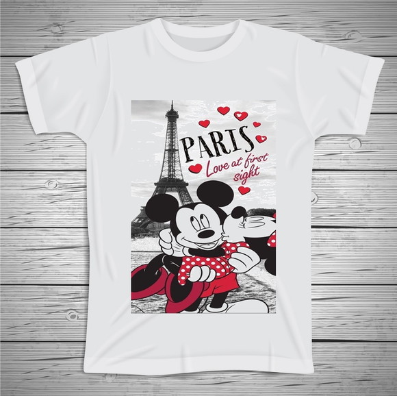 Camiseta Mickey e Minie